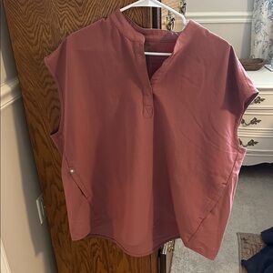 Figs – mauve rafaela top